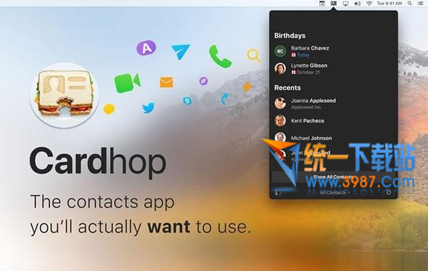 Cardhop for Mac下载