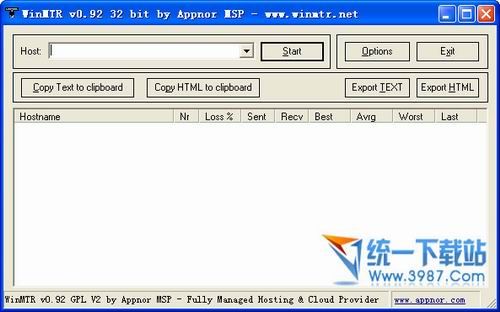 WinMTR(超强的Tracert工具) v0.9.2 绿色版