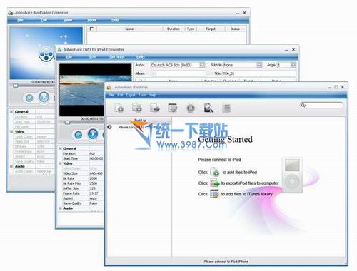 视频处理(Joboshare iPod Mate) 2.9.4.0831官方免费版