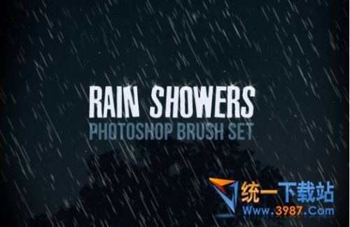PS雨水笔刷下载