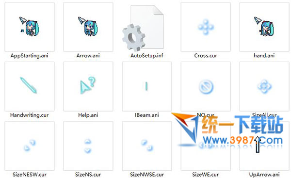 初音未来win10鼠标指针下载