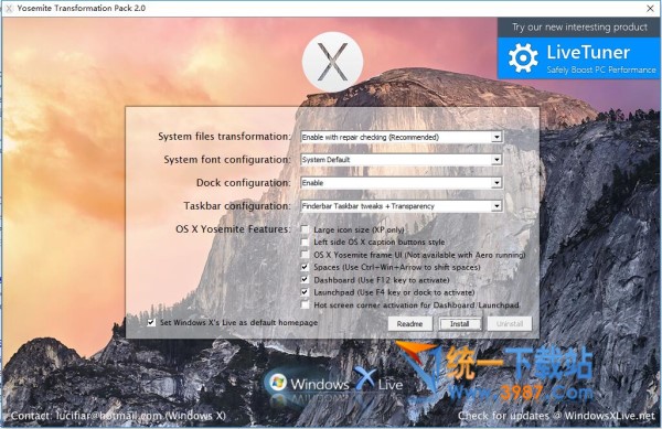 yosemite transformation pack下载