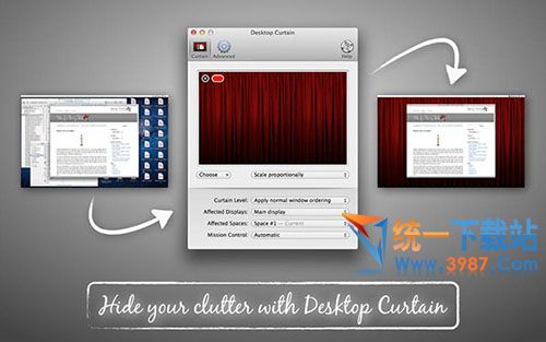 Desktop Curtain Mac