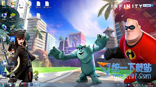 Win7/Win8官方主题：迪士尼无限主题