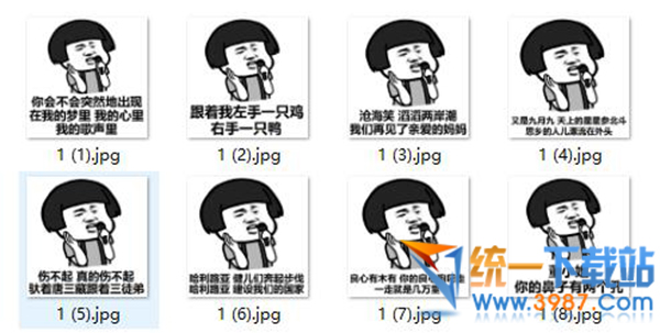 搞笑歌词表情包下载