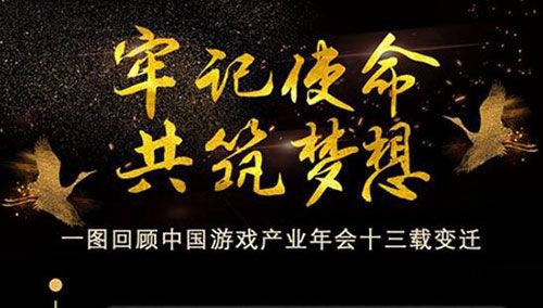 牢记使命 共筑梦想 一图回顾中国游戏产业年会十三载变迁