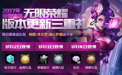 王者荣耀无限荣耀版本活动