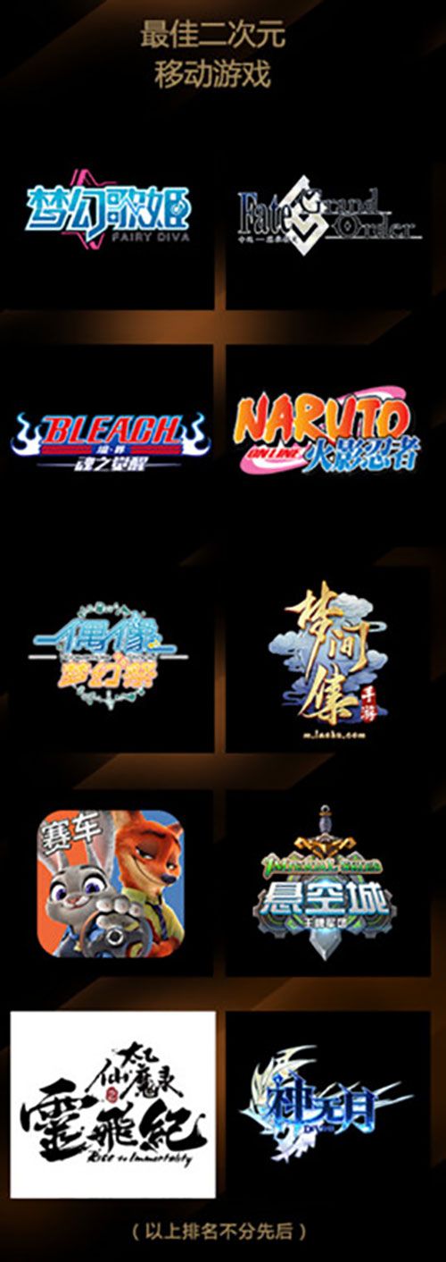 第十二届金翎奖移动游戏类奖项大总结:精品游戏交出年末成绩单