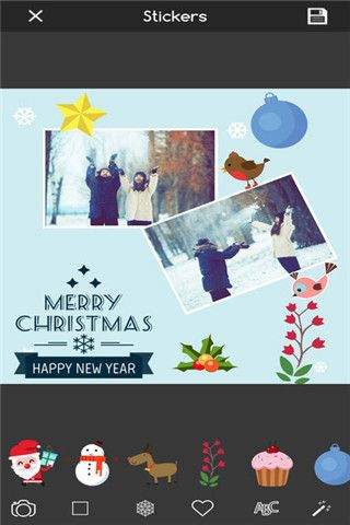 Christmas拼贴app